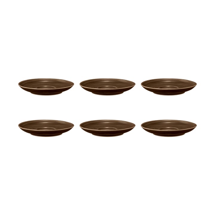 테라 커피 소서 Ø12 cm 6개 세트 - Earth Brown - Seltmann Weiden | 셀트만바이덴