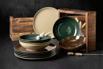 테라 보울 Ø28 cm 2개 세트 - Moss Green - Seltmann Weiden | 셀트만바이덴