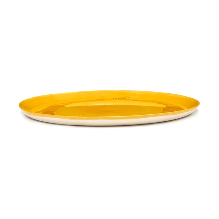 Ottolenghi Feast 서빙 플래터 Ø35 cm, Yellow stripes-red Serax | 세락스