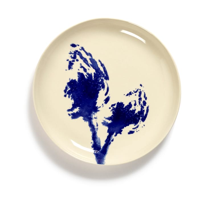 Ottolenghi Feast 접시 S Ø19 cm 2개 세트 - White-artichoke blue - Serax | 세락스