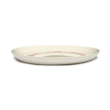 Ottolenghi Feast 접시 S Ø19 cm 2개 세트 - White stripes-red - Serax | 세락스