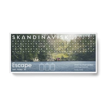 ESCAPE 미니 향초 선물 세트 3개 - 65 g - Skandinavisk | 스칸디나비스크