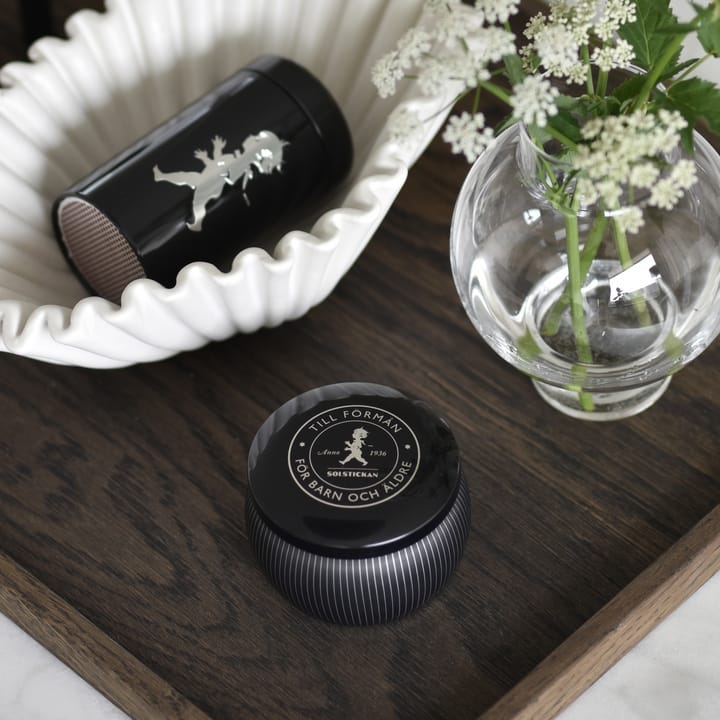 솔스티칸 기프트 박스 향초 + 성냥 튜브, Black-scented candle cedarwood Solstickan Design | 솔스티칸 디자인