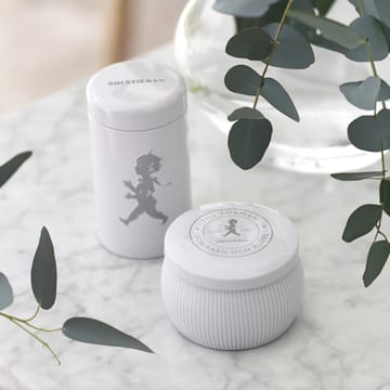 솔스티칸 기프트 박스 향초 + 성냥 튜브 - White-scented candle eucalyptus - Solstickan Design | 솔스티칸 디자인