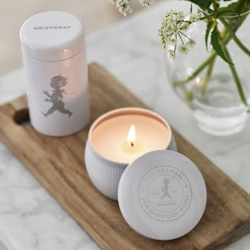 솔스티칸 기프트 박스 향초 + 성냥 튜브 - White-scented candle eucalyptus - Solstickan Design | 솔스티칸 디자인