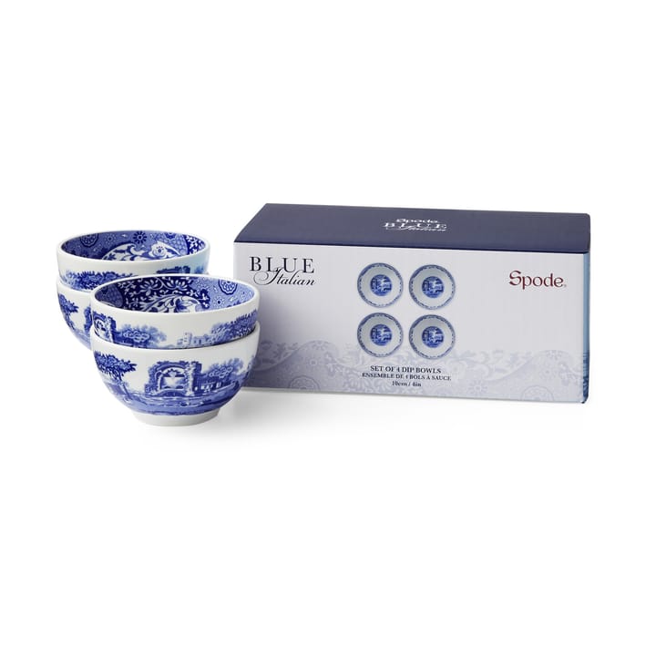 Blue Italian 소스 보울 Ø10 cm 4개 세트 - Blue-white - Spode | 스포드