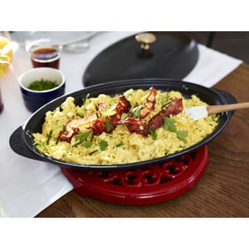 릴리 주철 코스터 Ø23 cm - Cherry - STAUB | 스타우브