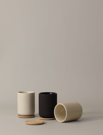 테오 보온 머그와 코스터 25cl - Black - Stelton | 스텔톤