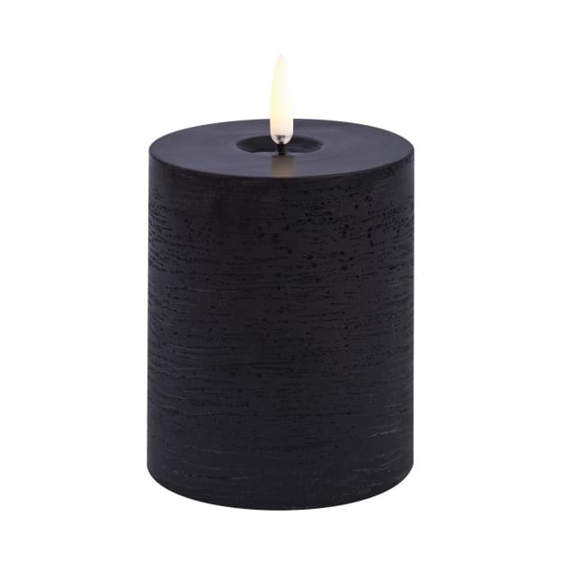 Uyuni LED 블록 캔들 멜티드 - Black rustic, Ø7.8x10 cm - Uyuni Lighting | 우유니 라이팅