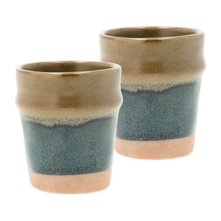 에빅 에스프레소 컵 10 cl 2개 세트 - Blue-brown - Villa Collection | 빌라 콜렉션