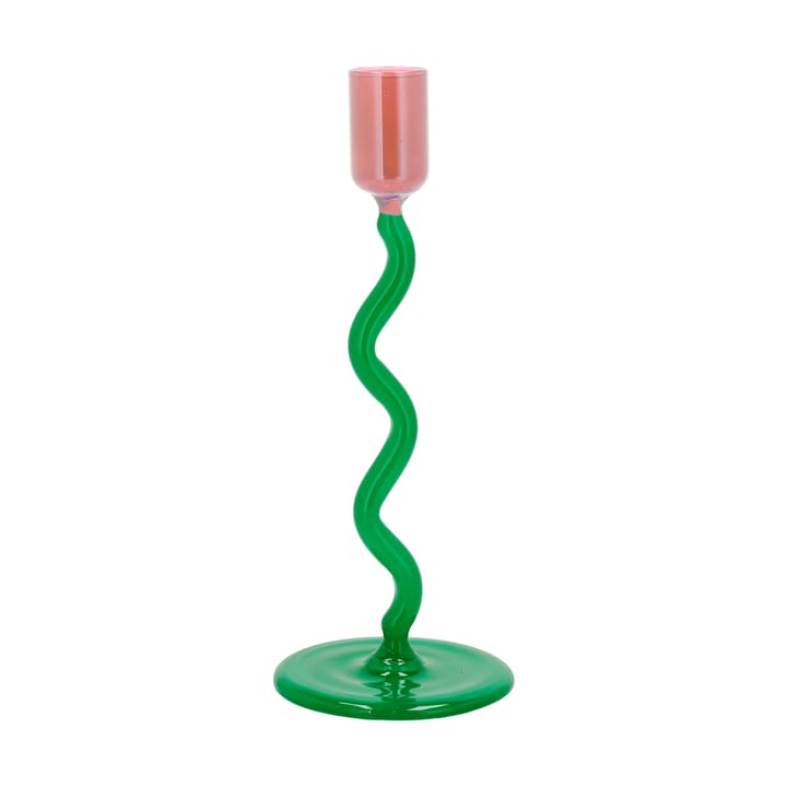 스타일즈 캔들스틱 19,6 cm - Green-pink - Villa Collection | 빌라 콜렉션