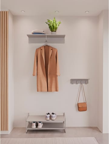 A-Coat rack hat shelf - Soft grey - Zone Denmark | 존 덴마크