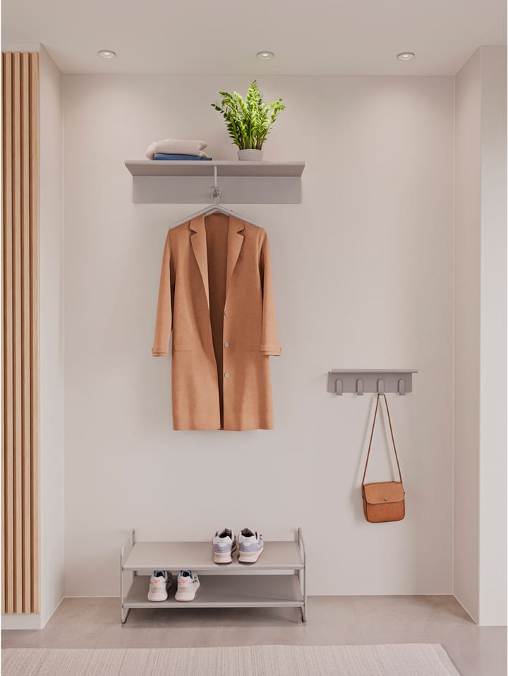 A-Coat rack hat shelf, Soft grey Zone Denmark | 존 덴마크