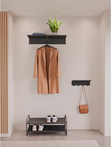 A-Coat rack hat shelf - Svart - Zone Denmark | 존 덴마크